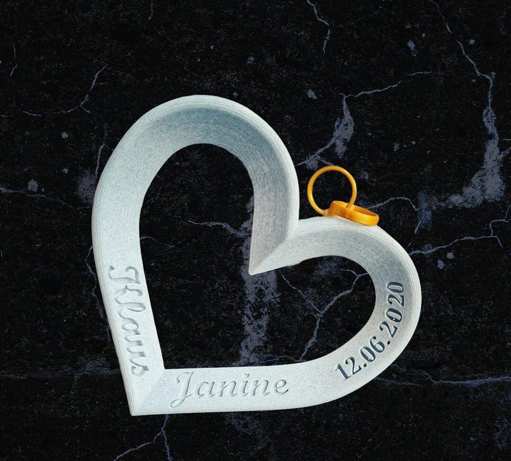 Hochzeitsherz Individuell